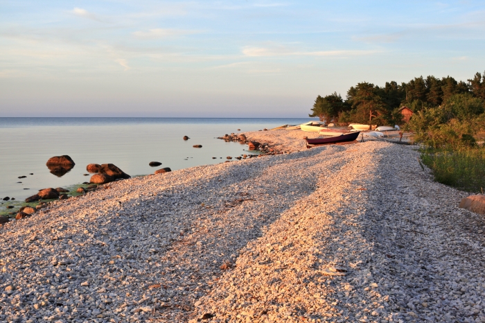 Åminne Beach, Gotland. Sweden